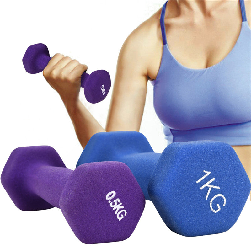 Transform Your Home Workouts with the Household Dipped Matte Dumbbell
